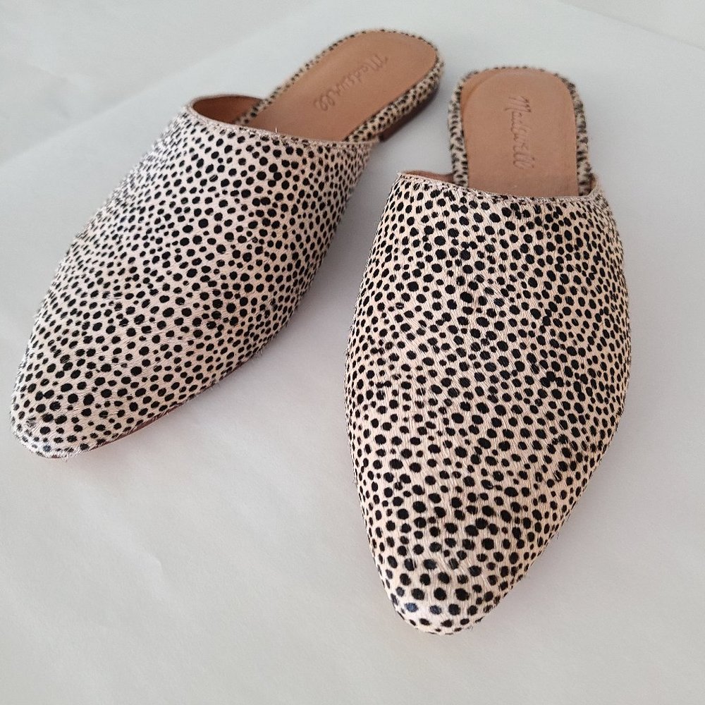 Madewell Remi Mules Calf Hair 7.5 Never Worn